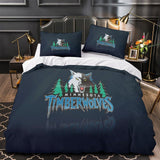Minnesota Timberwolves Bedding Set Duvet Cover Without Filler