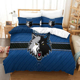 Minnesota Timberwolves Bedding Set Duvet Cover Without Filler