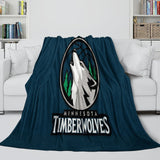 Minnesota Timberwolves Blanket Flannel Fleece Throw Room Decoration
