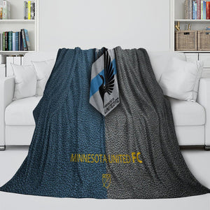 Minnesota United FC Blanket Flannel Fleece Throw Room Decoration