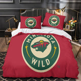 Minnesota Wild Bedding Set Quilt Duvet Cover Without Filler