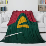 Minnesota Wild Blanket Flannel Throw Kids Room Decoration