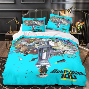 Mob Psycho 100 Bedding Set Pattern Quilt Cover Without Filler
