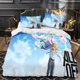 Mob Psycho 100 Bedding Set Pattern Quilt Cover Without Filler