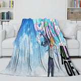 Mob Psycho 100 Blanket Flannel Fleece Throw Room Decoration
