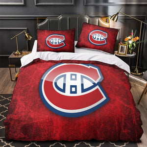 Montreal Canadiens Bedding Set Quilt Duvet Cover Without Filler
