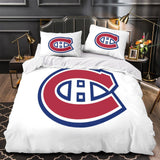 Montreal Canadiens Bedding Set Quilt Duvet Cover Without Filler