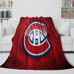 Montreal Canadiens Blanket Flannel Throw Kids Room Decoration