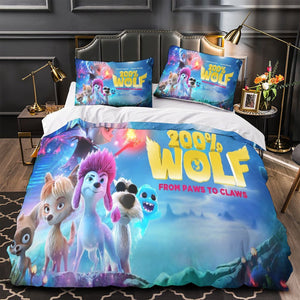 Movie 200% Wolf  Bedding Set Pattern Quilt Cover Without Filler