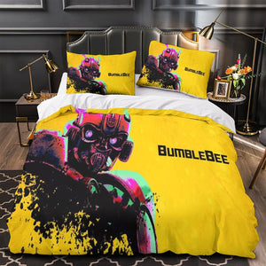 Movie Bumblebee Duvet Cover Pattern Bedding Set Without Filler