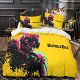 Movie Bumblebee Duvet Cover Pattern Bedding Set Without Filler