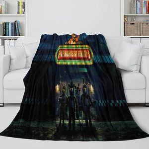 Movie Five Nights At Freddys Blanket Flannel Fleece Throw Room Decoration