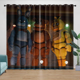 Movie Five Nights At Freddys Curtains Pattern Blackout Window Drapes