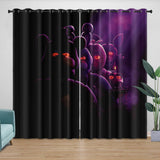 Movie Five Nights At Freddys Curtains Pattern Blackout Window Drapes