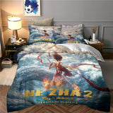 Movie Ne Zha 2 Bedding Set Quilt Cover Without Filler