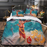 Movie Ne Zha 2 Bedding Set Quilt Cover Without Filler