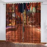 Mummies Curtains Pattern Blackout Window Drapes