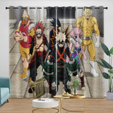 My Hero Academia You're Next Curtains Blackout Window Drapes Room Decoration