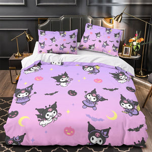 My Melody Kuromi Bedding Set Quilt Cover Without Filler