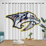 Nashville Predators Curtains Blackout Window Drapes Room Decoration