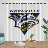 Nashville Predators Curtains Blackout Window Drapes Room Decoration