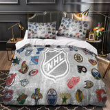 National Hockey League NHL Duvet Cover Bedding Set Without Filler