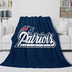 New England Patriots Blanket Flannel Fleece Throw Room Decoration