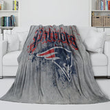 New England Patriots Blanket Flannel Fleece Throw Room Decoration