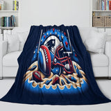 New England Patriots Blanket Flannel Fleece Throw Room Decoration