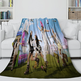NewJeans Blanket Flannel Fleece Throw Kids Room Decoration