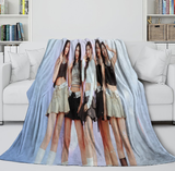 NewJeans Blanket Flannel Fleece Throw Kids Room Decoration