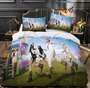 NewJeans Duvet Cover Pattern Bedding Set Without Filler
