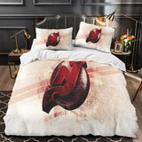 New Jersey Devils Bedding Set Quilt Duvet Cover Without Filler