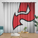 New Jersey Devils Curtains Blackout Window Drapes Room Decoration