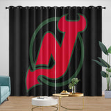 New Jersey Devils Curtains Blackout Window Drapes Room Decoration