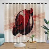 New Jersey Devils Curtains Blackout Window Drapes Room Decoration