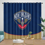 New Orleans Pelicans Curtains Blackout Window Drapes Room Decoration