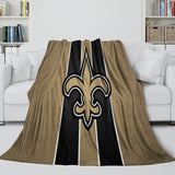 New Orleans Saints Blanket Flannel Fleece Throw Room Decoration