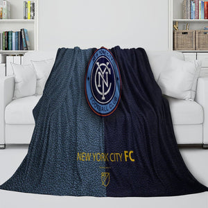New York City FC Blanket Flannel Fleece Throw Room Decoration