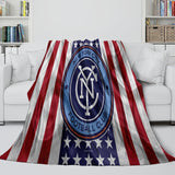 New York City FC Blanket Flannel Fleece Throw Room Decoration