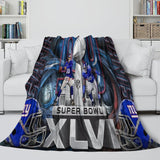 New York Giants Blanket Flannel Fleece Throw Room Decoration