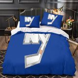 New York Islanders Bedding Set Quilt Duvet Cover Without Filler