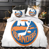 New York Islanders Bedding Set Quilt Duvet Cover Without Filler