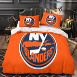 New York Islanders Bedding Set Quilt Duvet Cover Without Filler