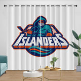 New York Islanders Curtains Blackout Window Drapes Room Decoration
