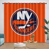 New York Islanders Curtains Blackout Window Drapes Room Decoration