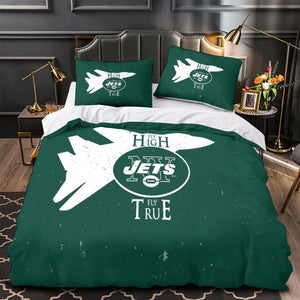 New York Jets Bedding Set Duvet Cover Without Filler
