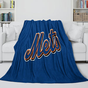 New York Mets Blanket Flannel Throw Room Decoration