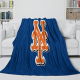 New York Mets Blanket Flannel Throw Room Decoration