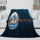 New York Mets Blanket Flannel Throw Room Decoration